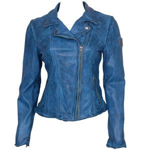 CLASSIC WOMEN’S MOTORCYCLE LEATHER BIKER JACKET
